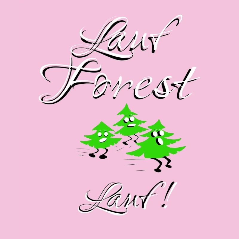 Run, Forrest, run! Christmas design