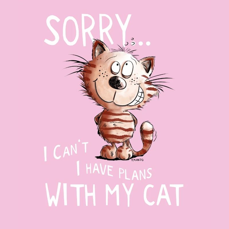Sorry Katze I Katzenmotiv Comic Sprüche