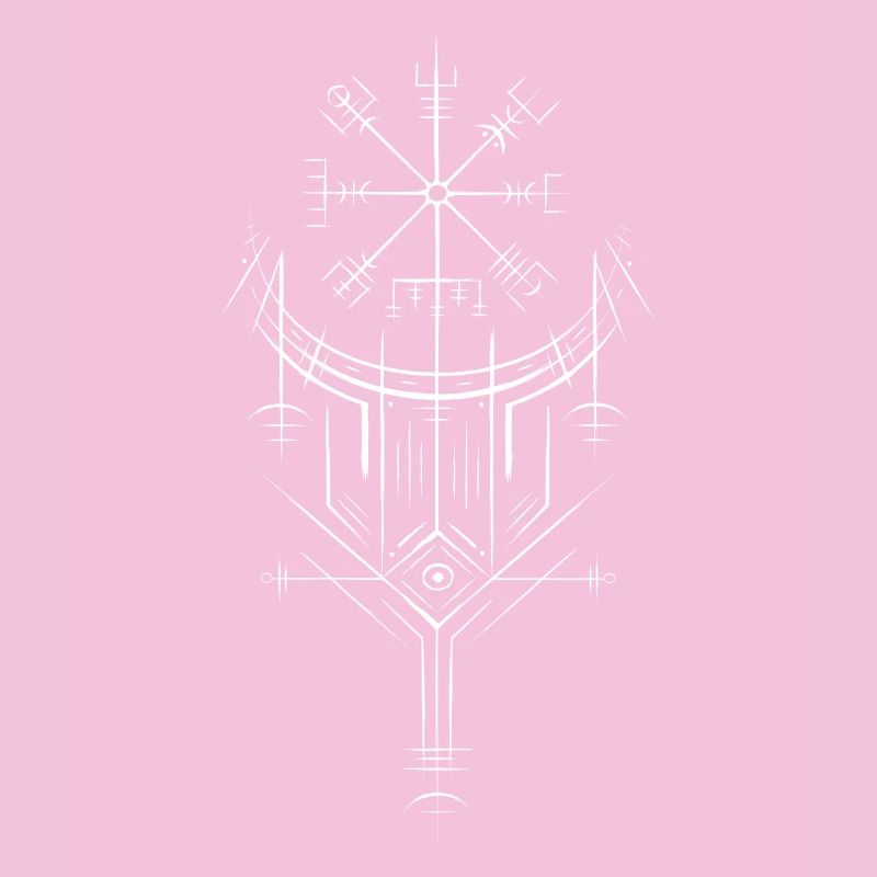 Vegvisir Runes Compass - Vikings Celtes germaniques
