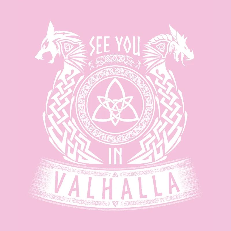 Lac You In Valhalla Vikings Dragons