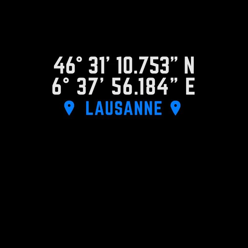 Coordonnées de Lausanne
