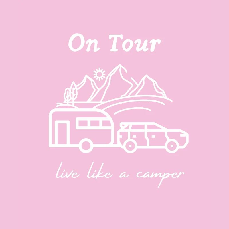 Live like a camper, caravan, camping, gift