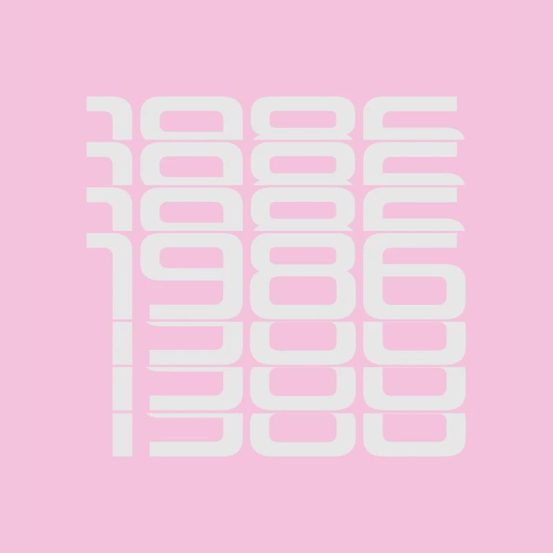 1986 Stack Digits Pattern