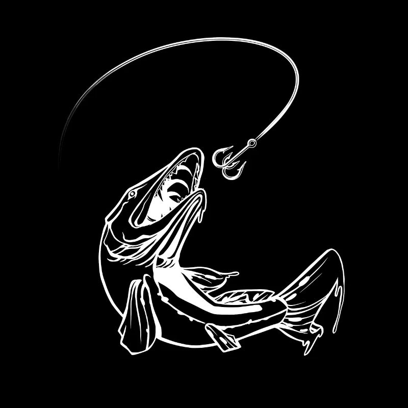 conception de tatouage de poisson-grenouille