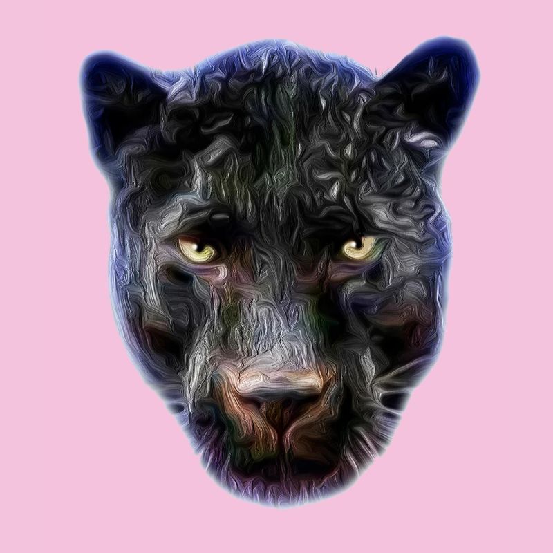Aurora Panther Portrait Tee