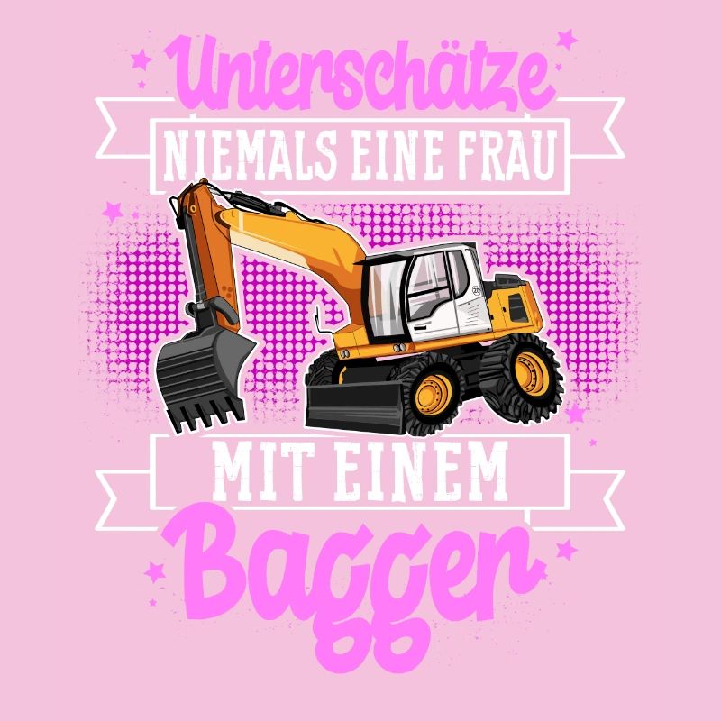 Baggerfahrerin