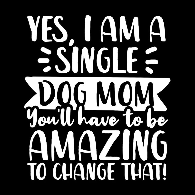 Chien Maman Mère Célibataire