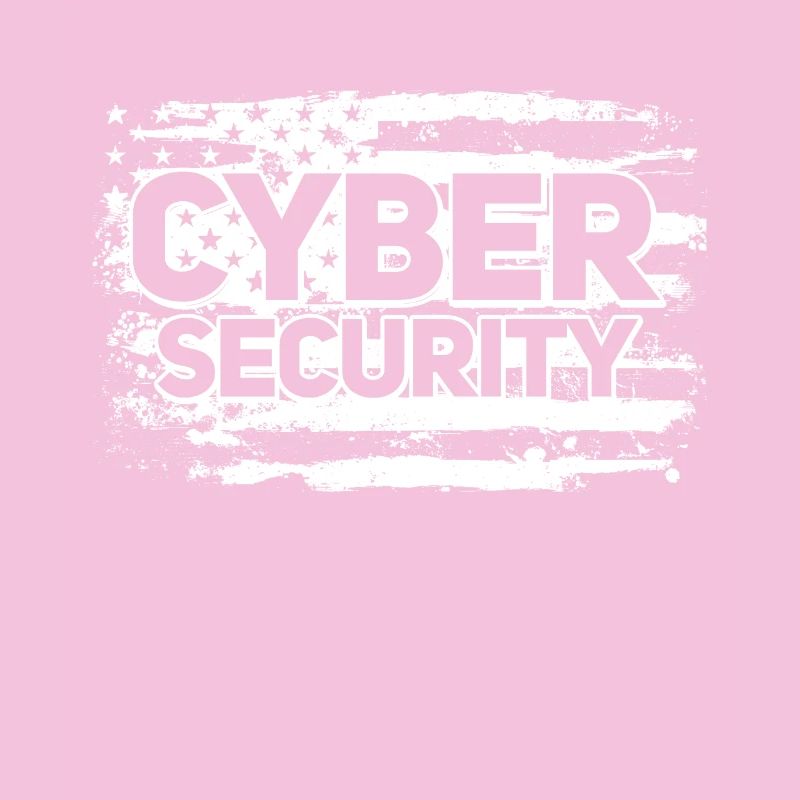 Cybersecurity USA Flag IT Computer
