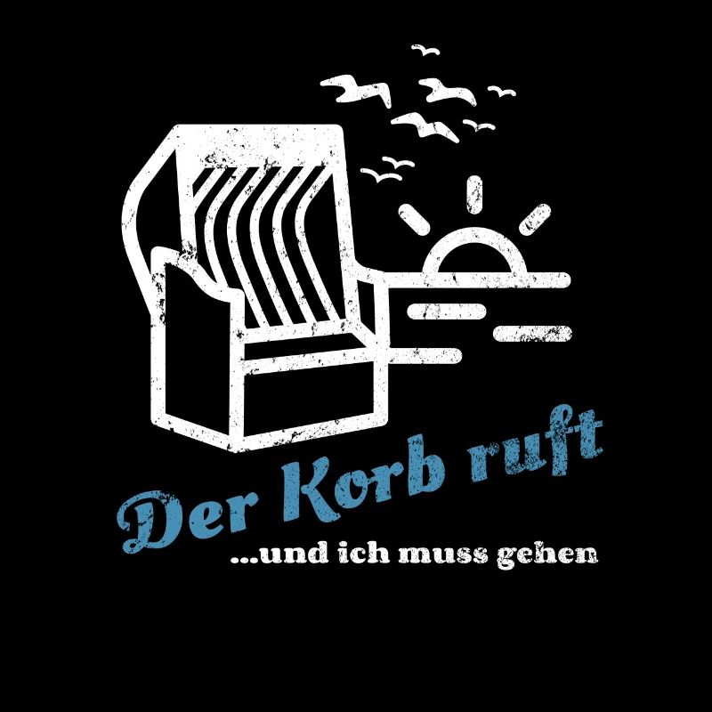 Der Korb ruft - Strandkorb Erholung Strand