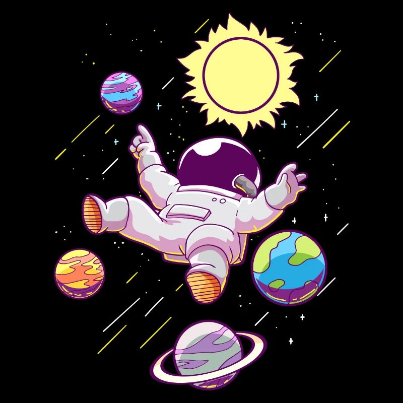 Astronaut Planeten