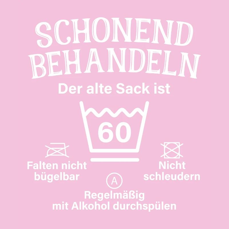 Schonend Behandeln Sack Geschenk 60. Geburtstag