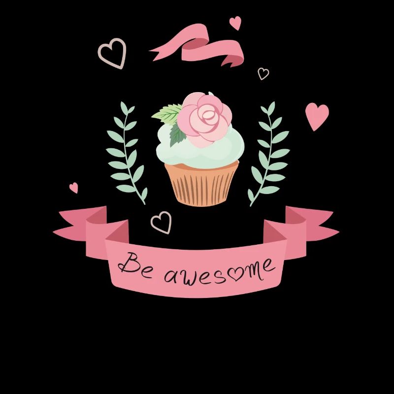 pastel cupcake roses heart awesome darling pink