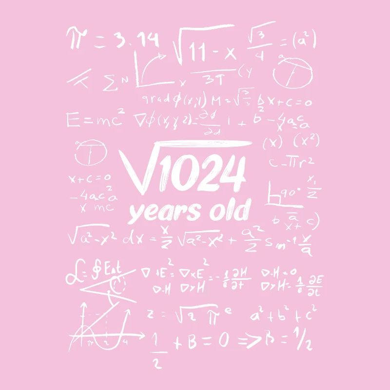 Birthday Shirt Root Square Root 1024 32 Year