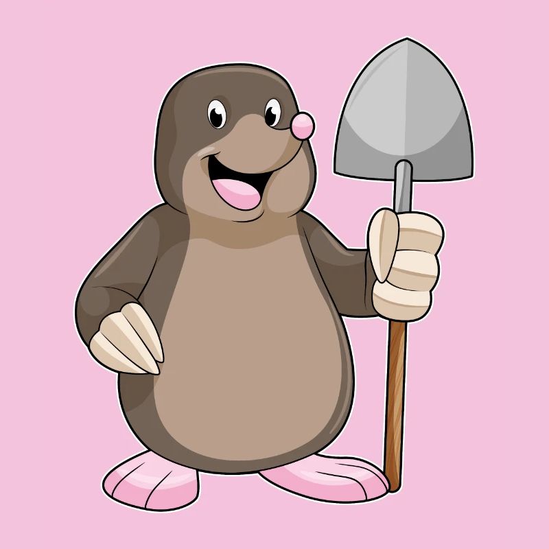 Mole Miner Shovel Mining