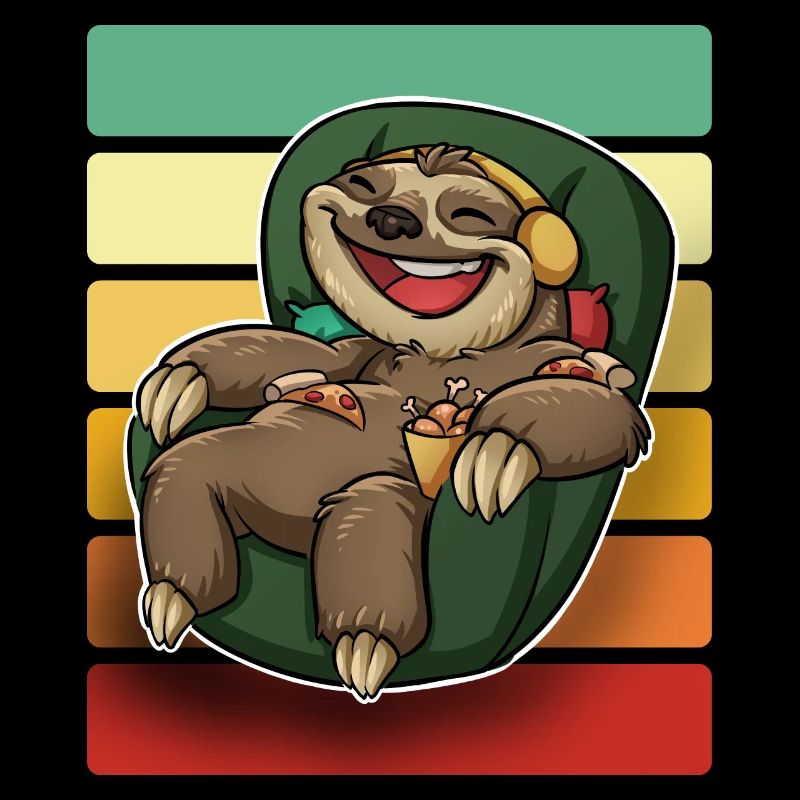 Sloth Armchair Pizza