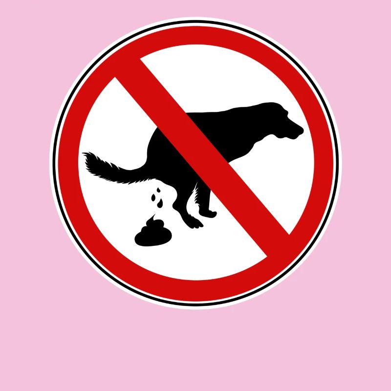 Hunde scheiße Verbotsschild