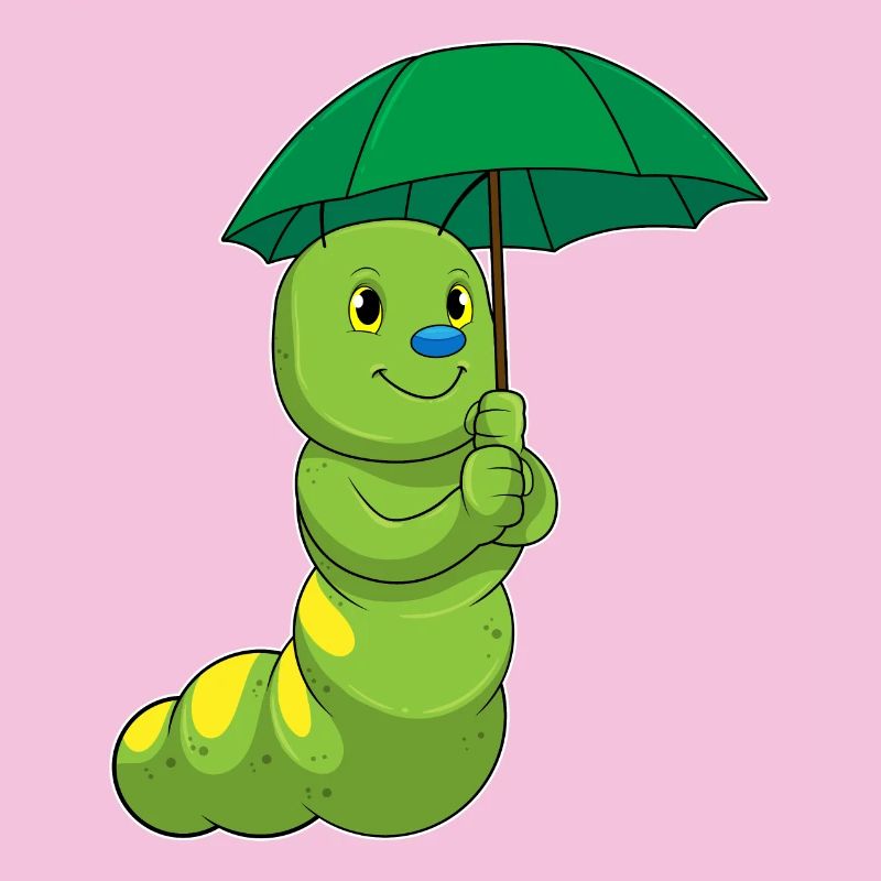 Parapluie chenille