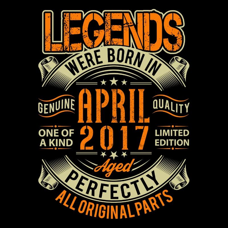 Légende d’anniversaire d’avril 2017