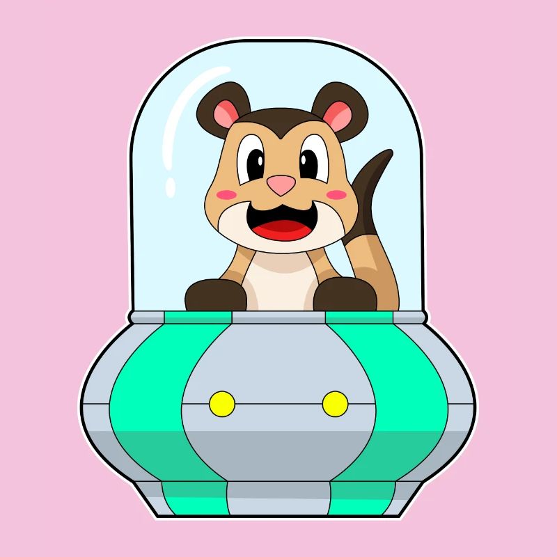 Suricates avec bateau