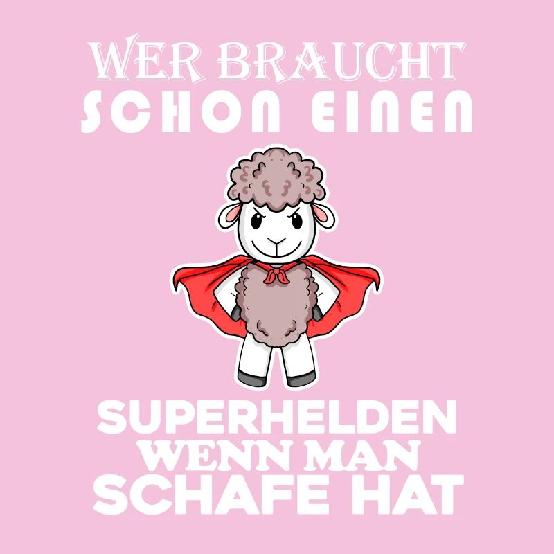 Schaf Superheld Hirte