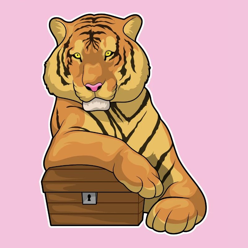 Coffre au trésor du tigre