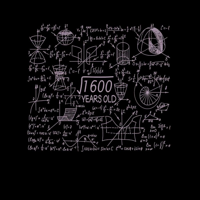 40e anniversaire pour les professeurs de mathématiques et les nerds de mathématiques
