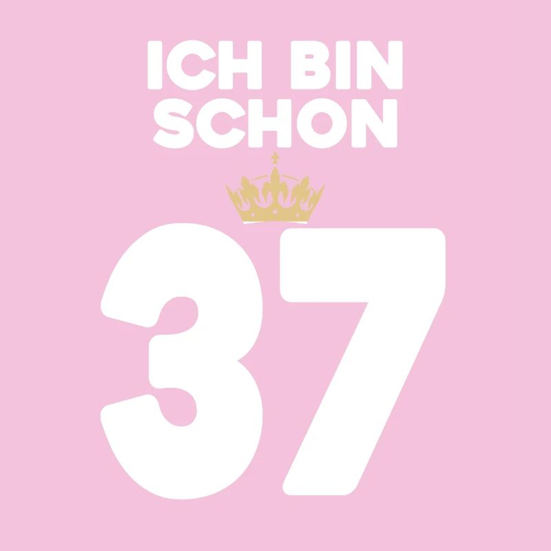 37. Geburtstag Geschenk - 37 Jahre mit Krone