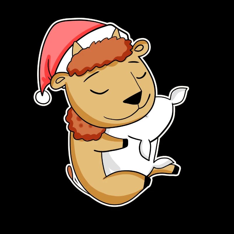 Bison Noël Sommeil Sommeil Sommeil
