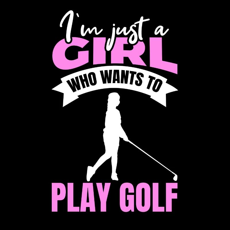 Golfer Mädchen