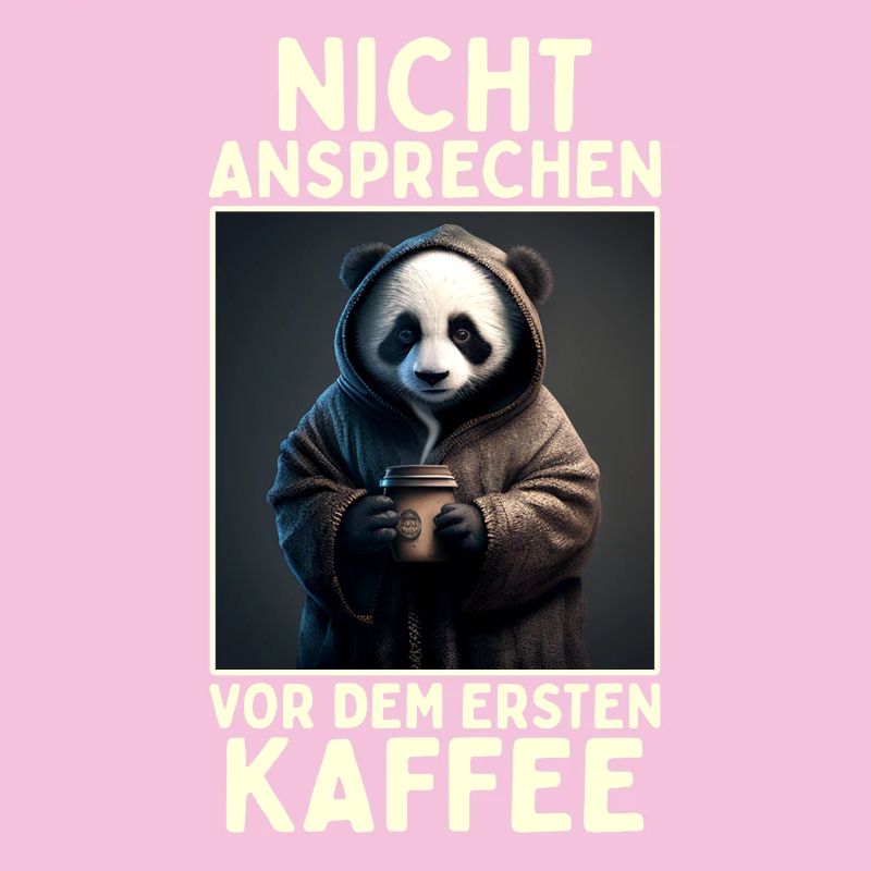 Panda Bär Nicht Ansprechen Vor Kaffee Morgenmuffel