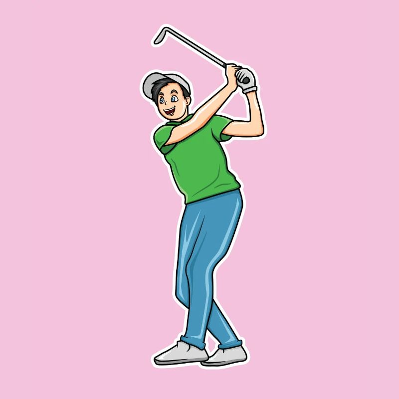 Dessin animé Golf