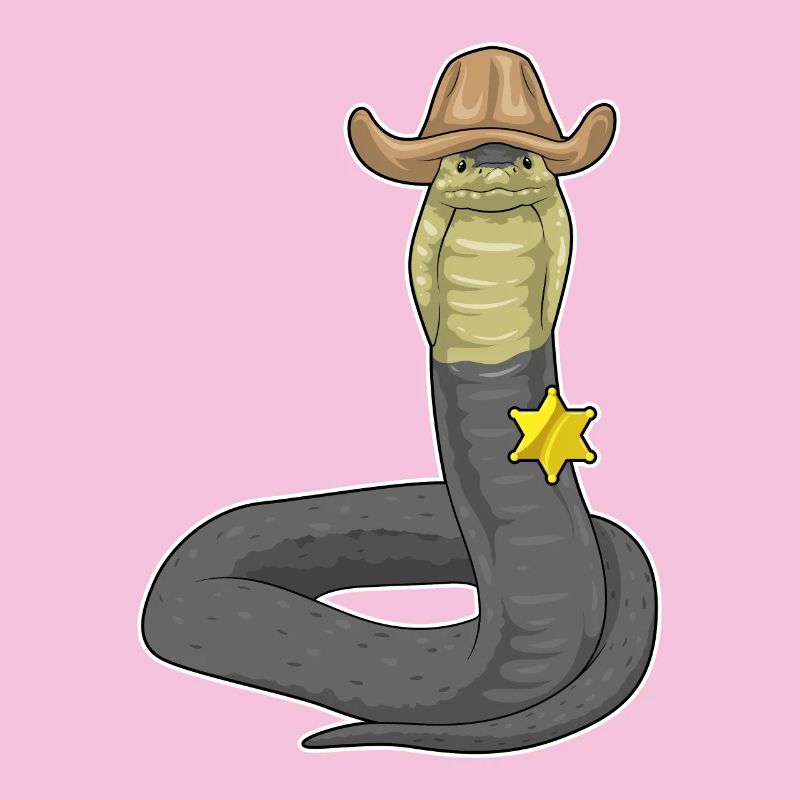 Snake Sheriff Sheriff's Hat