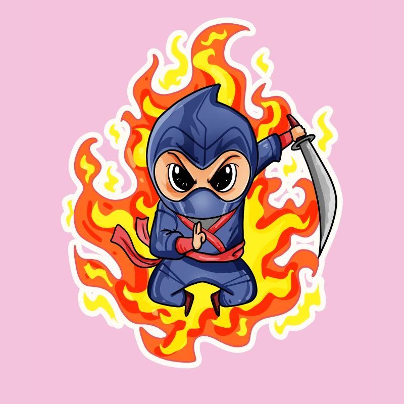Ninja Rouge Feu