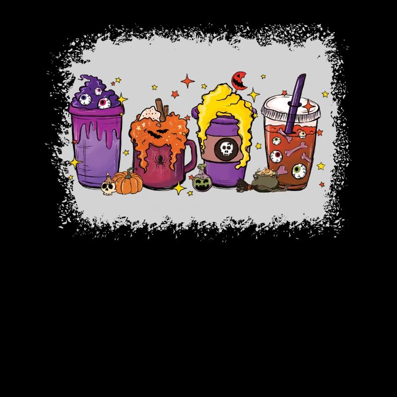 Coupe de chocolat chaud d’automne Halloween