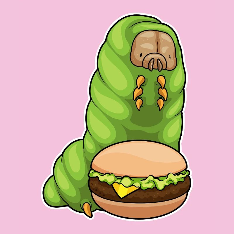 Caterpillar Cheeseburger