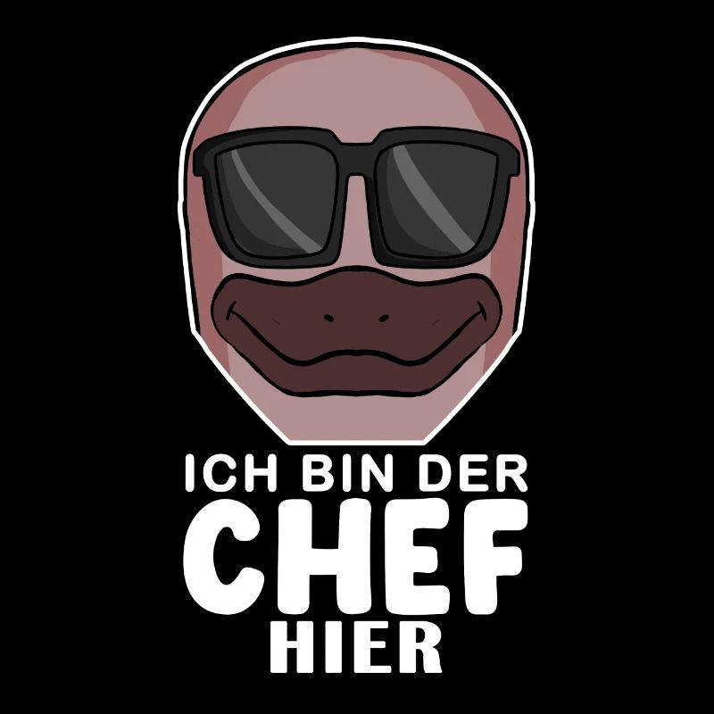 Cool Schnabeltier Chef Spruch