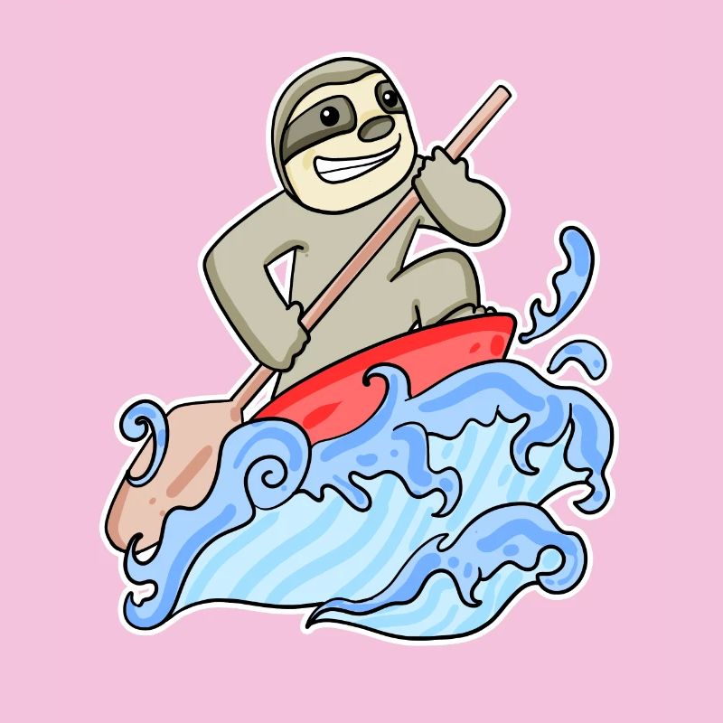 Stand Up Paddle Sloth