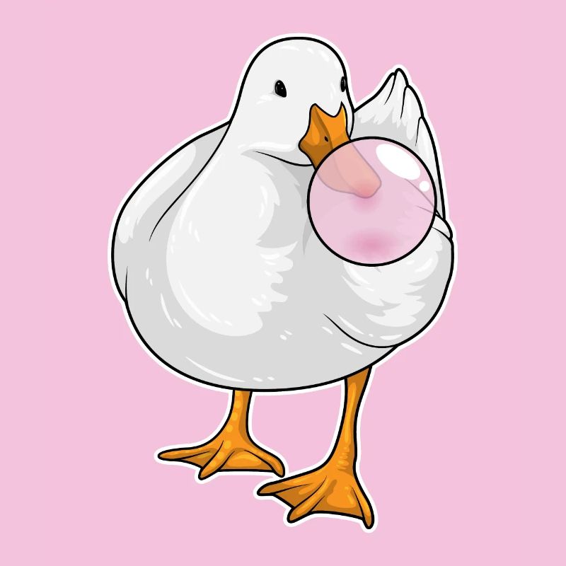 Gomme à mâcher de canard