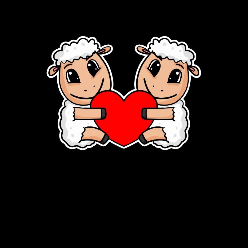 Schaf Herz Liebe Schafe