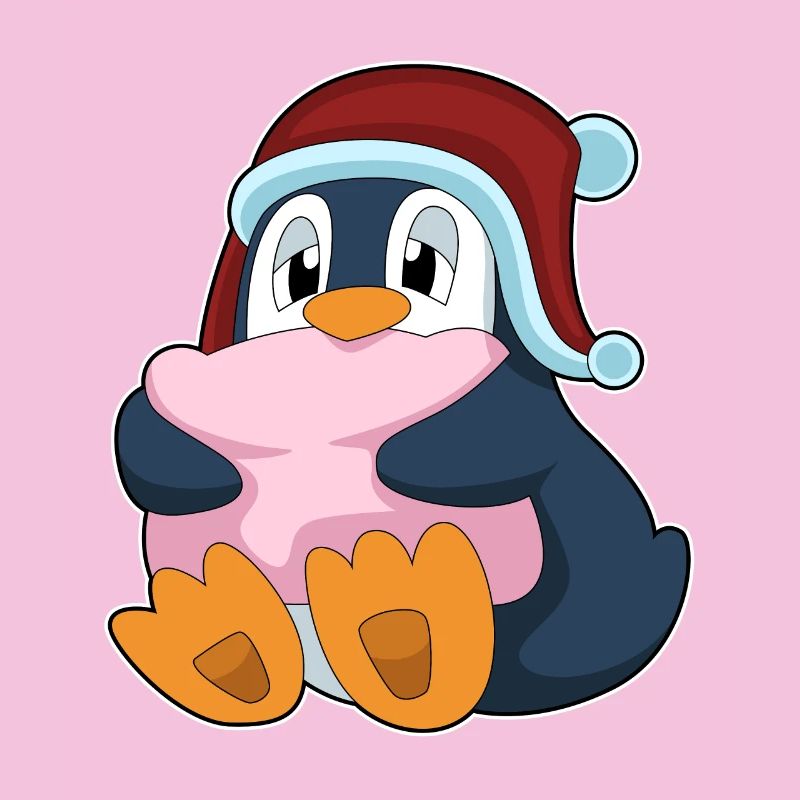 Penguin Sleeping Pillow