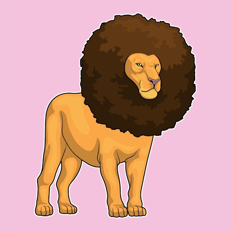 Coiffure Lion Afro
