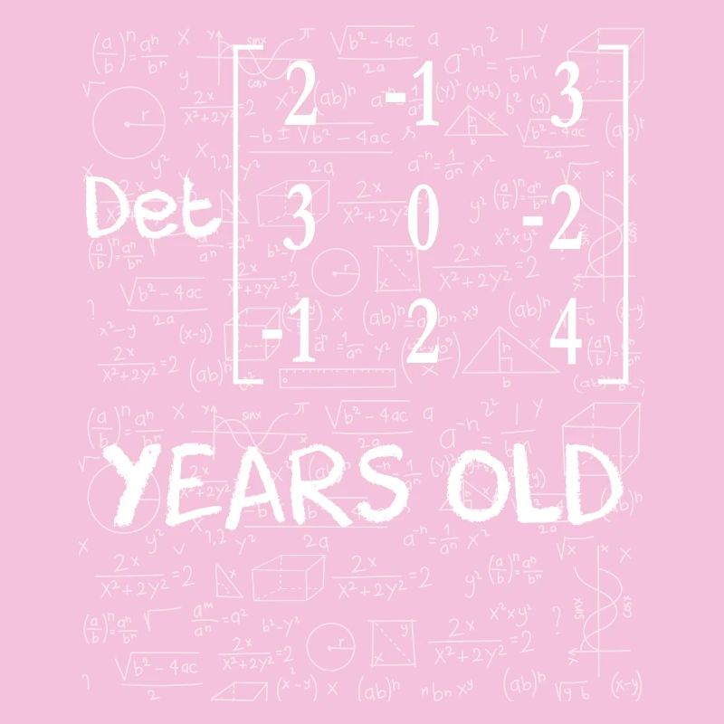 36th birthday 36 years matrix determinant