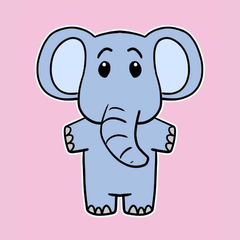 Cute little elephant