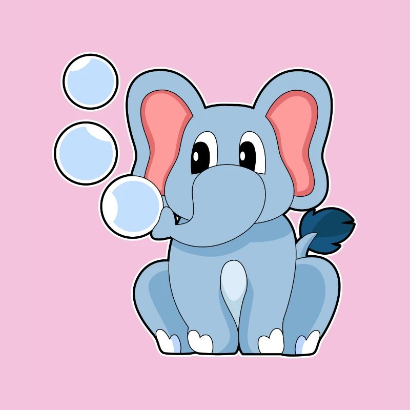 Éléphant mignon