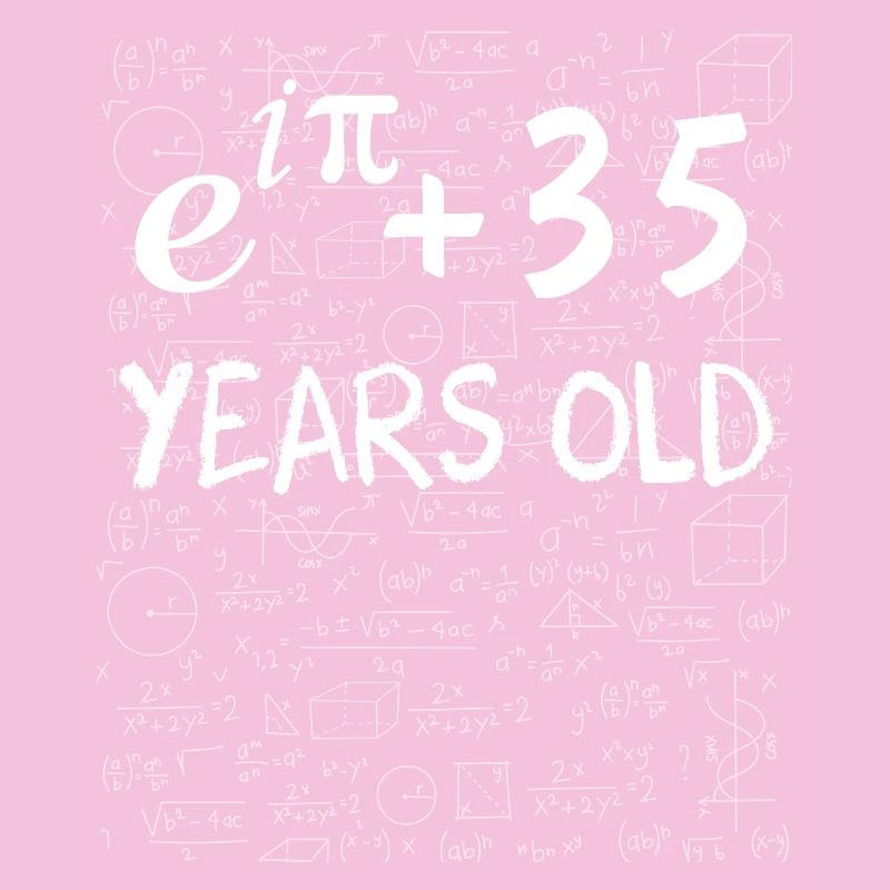 34. Geburtstag 34 Jahre alt Euler Identität