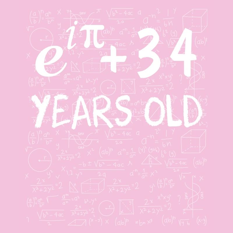33rd birthday 33 years old Euler Identity gift