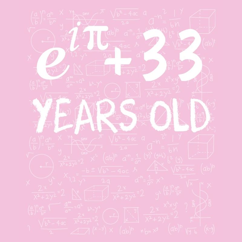 32nd birthday 32 years old Euler Identity math