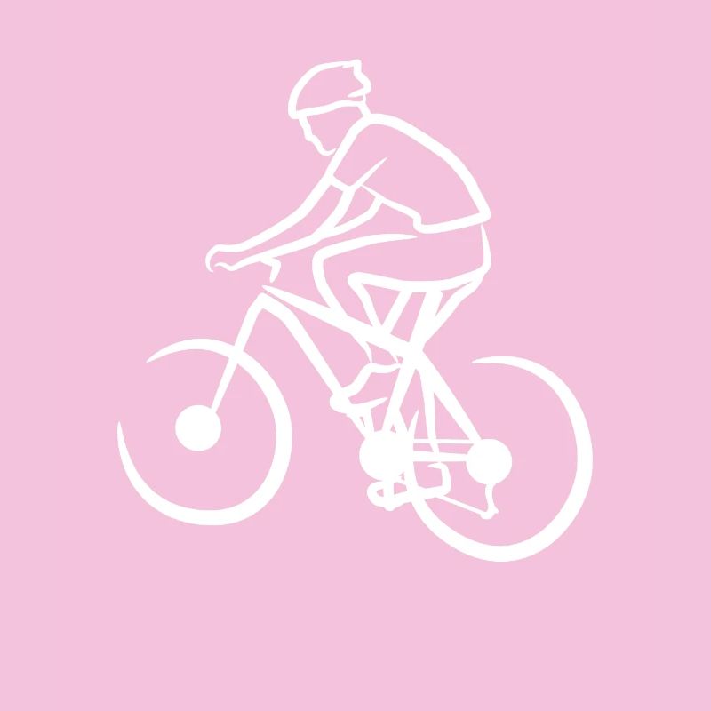 Funny mountain biker