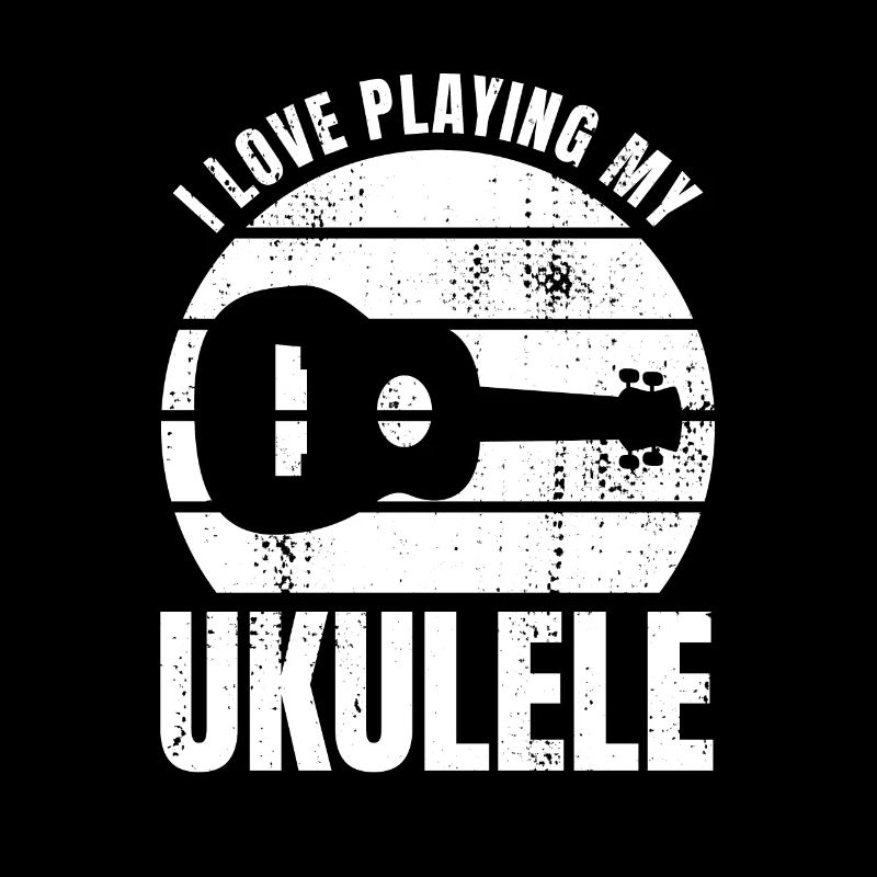 J’adore jouer de mon ukulélé