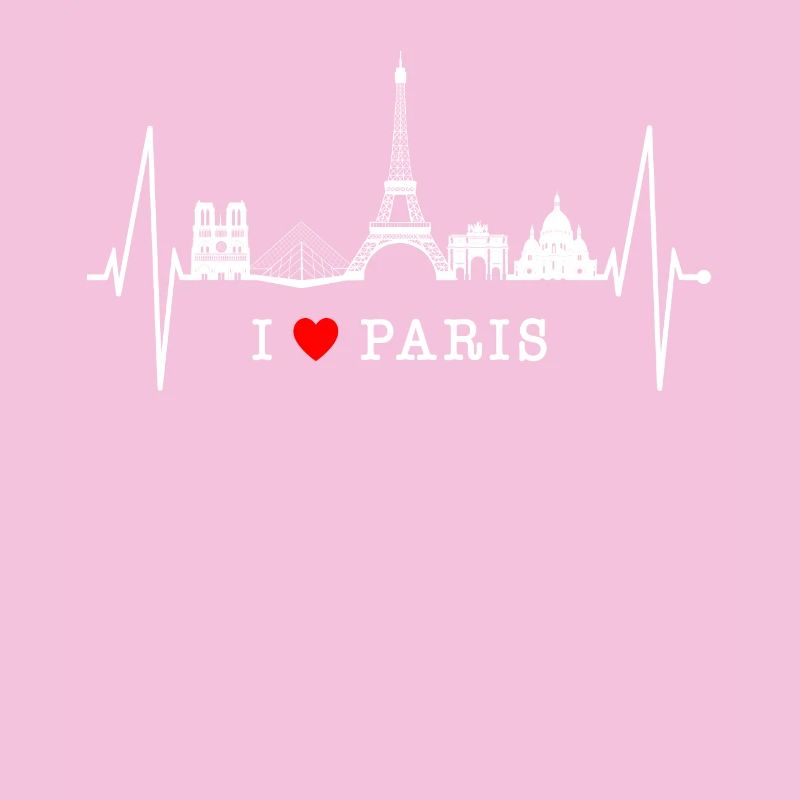 Paris Skyline Herzschlag Eiffelturm Frankreich